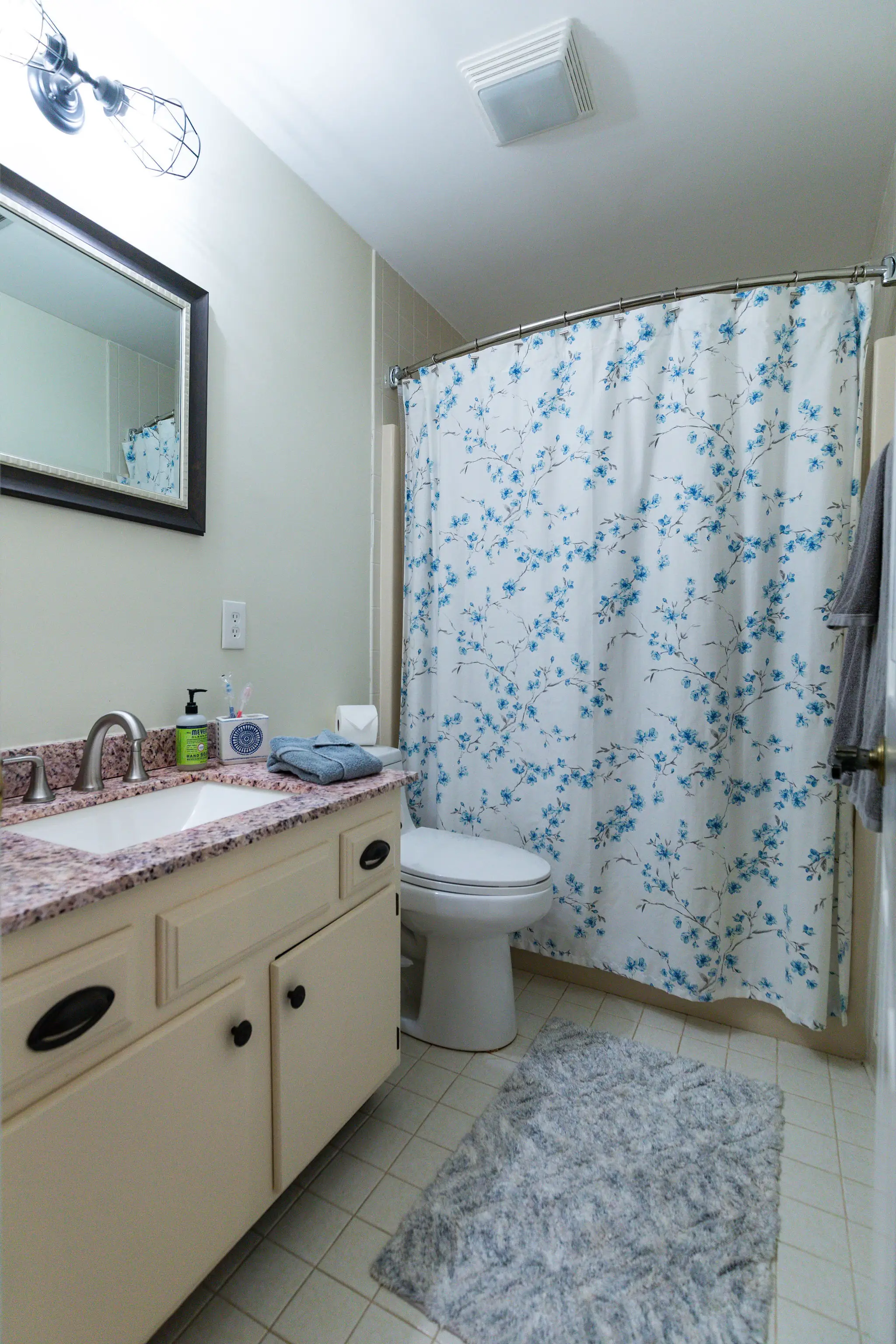 Lower-level full bathroom